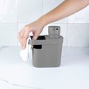 Ver imagem 2 de Dispenser De Detergente 650ml Organizador De Pia Porta Detergente E Esponja Chumbo OU