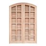 Porta Balcão de Abrir / Abrir de Madeira Padrão Cedro em Arco Bat.14 Cm- 2.15 (a) X 1.00 (l) - 2