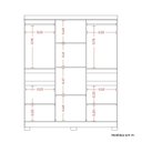 Ver imagem 7 de Guarda-Roupa 10 Portas e 02 Gavetas Olímpia Verde/Cinamomo/Sálvia