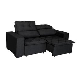 Sofá Retrátil e Reclinável 1,50m 2 Lugares Suede Soft Slim - 3