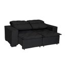 Ver imagem 4 de Sofá Retrátil e Reclinável 1,50m 2 Lugares Suede Soft Slim