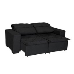 Sofá Retrátil e Reclinável 1,50m 2 Lugares Suede Soft Slim - 4