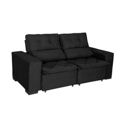 Sofá Retrátil e Reclinável 1,50m 2 Lugares Suede Soft Slim - 1