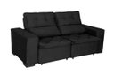 Ver imagem 2 de Sofá Retrátil e Reclinável 1,50m 2 Lugares Suede Soft Slim