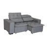Sofá Retrátil e Reclinável 1,50m 2 Lugares Suede Soft Slim - 3