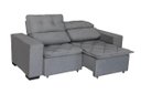 Ver imagem 3 de Sofá Retrátil e Reclinável 1,50m 2 Lugares Suede Soft Slim