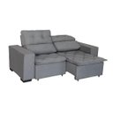 Ver imagem 3 de Sofá Retrátil e Reclinável 1,50m 2 Lugares Suede Soft Slim