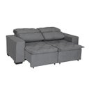 Ver imagem 4 de Sofá Retrátil e Reclinável 1,50m 2 Lugares Suede Soft Slim