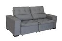Ver imagem 2 de Sofá Retrátil e Reclinável 1,50m 2 Lugares Suede Soft Slim