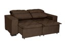 Ver imagem 4 de Sofá Retrátil e Reclinável 2,00m 3 Lugares Suede Soft Slim