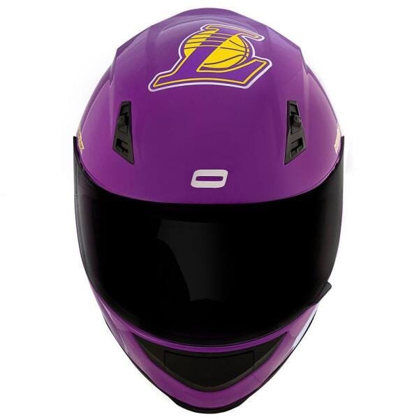 Capacete L.A Lakers Ff391 56 (S) Roxo Norisk - 1