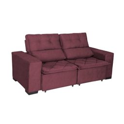Sofá Retrátil e Reclinável 1,50m 2 Lugares Suede Soft Slim - 1