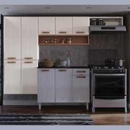 Cozinha Aço Compacta Telasul Rubi Rosé C/ Nicho Aéreo 3 Pçs - 7