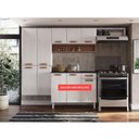 Ver mais imagens de Cozinha Aço Compacta Telasul Rubi Rosé C/ Nicho Aéreo 3 Pçs