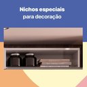 Ver imagem 2 de Cozinha Aço Compacta Telasul Rubi Rosé C/ Nicho Aéreo 3 Pçs