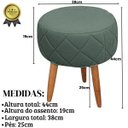 Ver imagem 7 de Kit Recepção 2 Poltronas 1 Namoradeira com Puff Resistente para Sala de Espera Decor Tecido Veludo