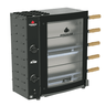 Forno Assador Rotativo Industrial Prac-05t - Gás Baixa Pressão 5 Espetos Mistos P/ 1.3kg/ Cada - Pro - 1