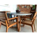 Ver imagem 2 de Cadeira para Mesa de Jantar Rihanna 55cm Madeira Maciça - Sallar Home