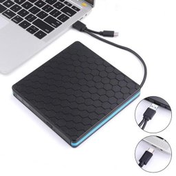 Leitor Gravador de Cd Dvd-Rw Externo Usb 3.0 Type-C - 3