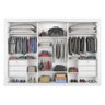 Guarda Roupa Casal Grande Closet Portas Espelhadas Yes Mobly - 4