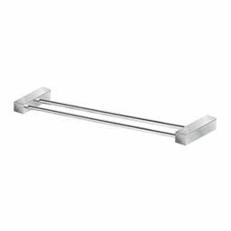 Porta Toalha Duplo 30cm Aço Inox Escovado Alto Padrão 347VIP - 1