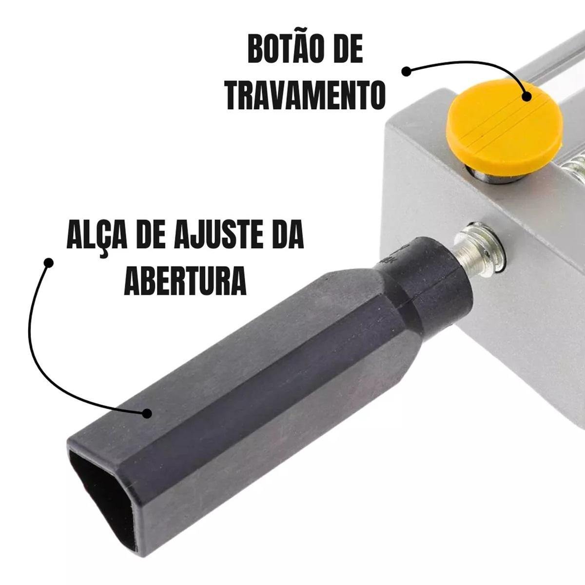 Morsa Sargento para Furadeira Torno Bancada em Alumínio 70mm - 2