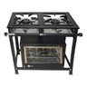 Fogão Industrial 2 Bocas com Forno 30x30 Alta Pressão - 1