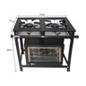 Fogão Industrial 2 Bocas com Forno 30x30 Alta Pressão - 3