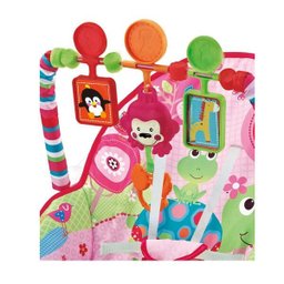 Cadeira Descanso Bebê Balanço 18Kg Rosa Star Baby - 2