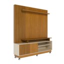 Ver imagem 4 de Rack Painel de Tv Frisado com Rodizios Ares 160cm Eras 954 Madetec