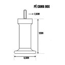 Ver imagem 4 de 8 Pés Cama Box e Cabeceira Universal Castor Gazin Ortobom 12cm