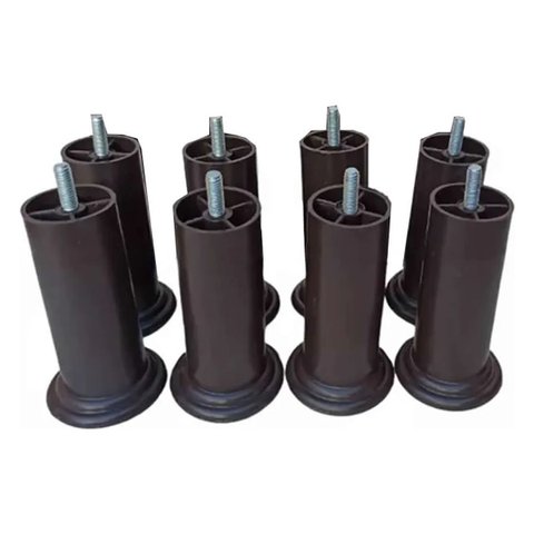 8 Pés Cama Box e Cabeceira Universal Castor Gazin Ortobom 12cm