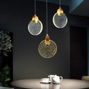 Ver imagem 5 de Pendente dourado Led 3W Vidro Redondo Lavabo Quarto Zan96