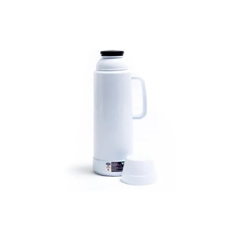 Garrafa Térmica De Mesa Use Branca 1 Litro Mor