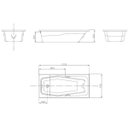 Ver imagem 4 de Banheira Hidromassagem Ouro Fino Acrilbath Standard 1,40mx80cmx42cm 03 Jatos