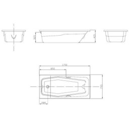 Banheira Hidromassagem Ouro Fino Acrilbath Standard 1,40mx80cmx42cm 03 Jatos - 4