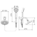 Ver imagem 7 de Chuveiro Docol Eden R150 com Desviador e Ducha 00985606