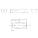 Ver imagem 4 de Banheira Hidromassagem Ouro Fino Acrilbath Premium 1,40mx80cmx42cm 03 Jatos