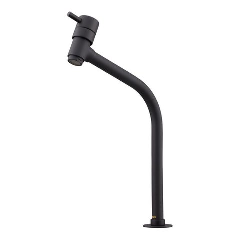 Torneira de Mesa Lavatório Eva 1/2" Black Fosco (1208 Bk-90)
