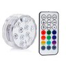 Luminária LED Rgb Controle Remoto 4 Unidades Iluminaçao Prova D'Água Piscina Festa Evento Jardim - 2
