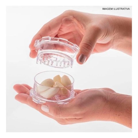 Triturador de Alho Transparente Pratic Chef - Paramount