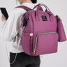 Mochila Bolsa Maternidade Rosa Fúcsia Mommy Bag Original Moda Classic Baby Com USB, Trocador e - uni - 10