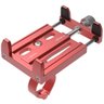 Suporte universal GPS/Celular para Moto/Bike em Alumínio Suporte Mania ajustável - Vermelho - 6