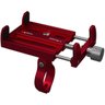 Suporte universal GPS/Celular para Moto/Bike em Alumínio Suporte Mania ajustável - Vermelho - 4