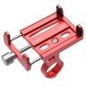 Suporte universal GPS/Celular para Moto/Bike em Alumínio Suporte Mania ajustável - Vermelho - 7