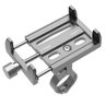 Suporte Universal Gps/Celular para Moto/Bike Em Alumínio Suporte Mania Ajustável - Cinza Claro - 2