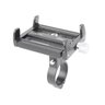 Suporte Universal Gps/Celular para Moto/Bike Em Alumínio Suporte Mania Ajustável - Cinza Claro - 4