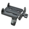 Suporte universal GPS/Celular para Moto/Bike em Alumínio Suporte Mania ajustável - unico - Preto - 1