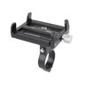 Suporte universal GPS/Celular para Moto/Bike em Alumínio Suporte Mania ajustável - unico - Preto - 15