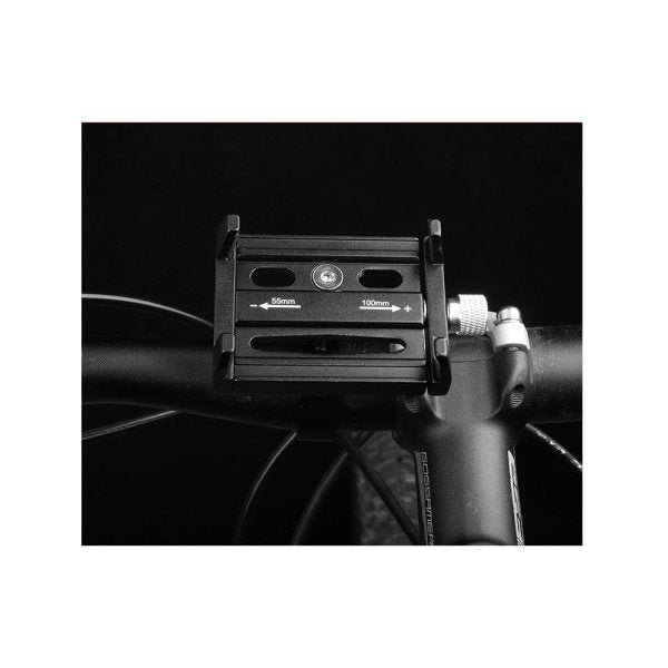 Suporte universal GPS/Celular para Moto/Bike em Alumínio Suporte Mania ajustável - unico - Preto - 3